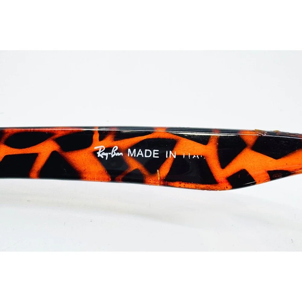 Ray-Ban Eyeglasses Unisex Tortoise RB8026 Wayfarer Square Frames Italy